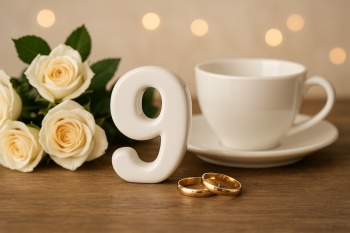 Річниця весілля - 9 років весіллю. Фаянсова весілля.