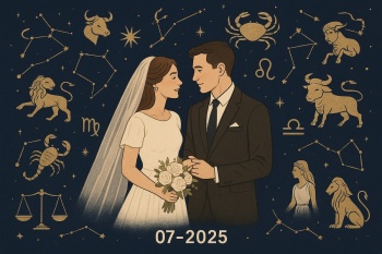 Весільний гороскоп на липень 2025 року