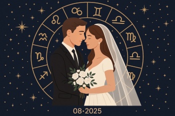 Весільний гороскоп на серпень 2025 року